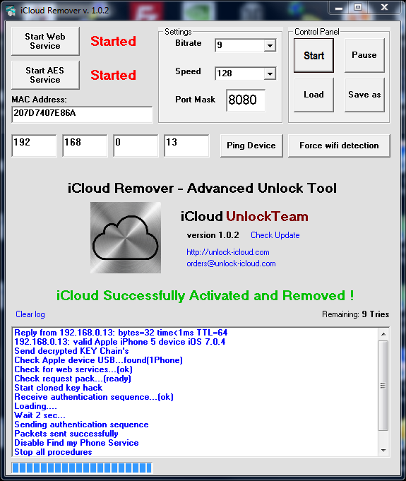 Icloud remover 1.0.2 free download